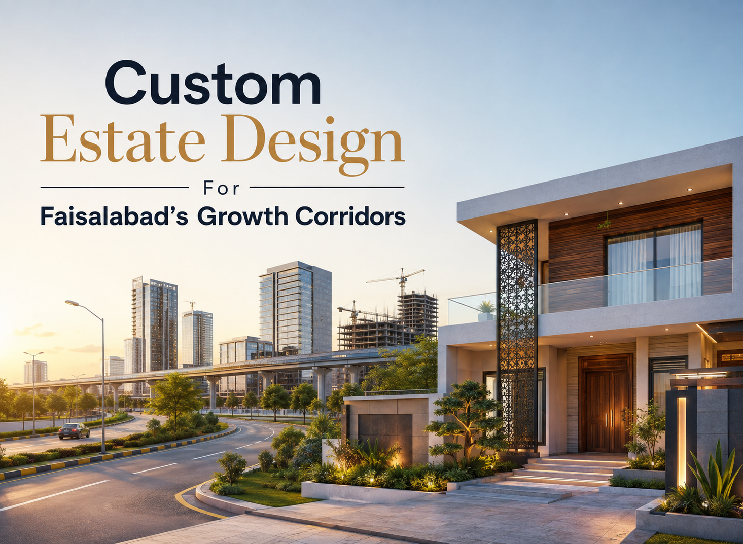 Custom Estate Design For Faisalabads Growth Corridors